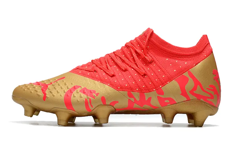 Neymar x Puma Future Z 1.3 FG - Red/Gold/Fluo Red