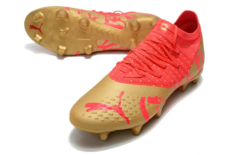 Neymar x Puma Future Z 1.3 FG - Red/Gold/Fluo Red
