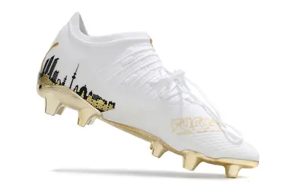 Puma Future Z 1.3 FG - White/Gold Accent/Black Detailing