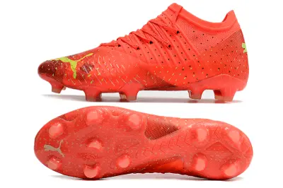 Puma Future Z 1.3 FG - Red/Bright Red/Golden Highlights