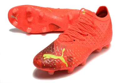 Puma Future Z 1.3 FG - Red/Bright Red/Golden Highlights