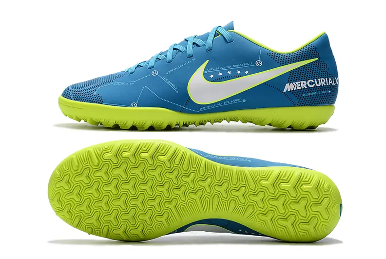 Neymar x Nike Mercurial Vapor 11 TF - Blue/Electric Blue/Lime Green