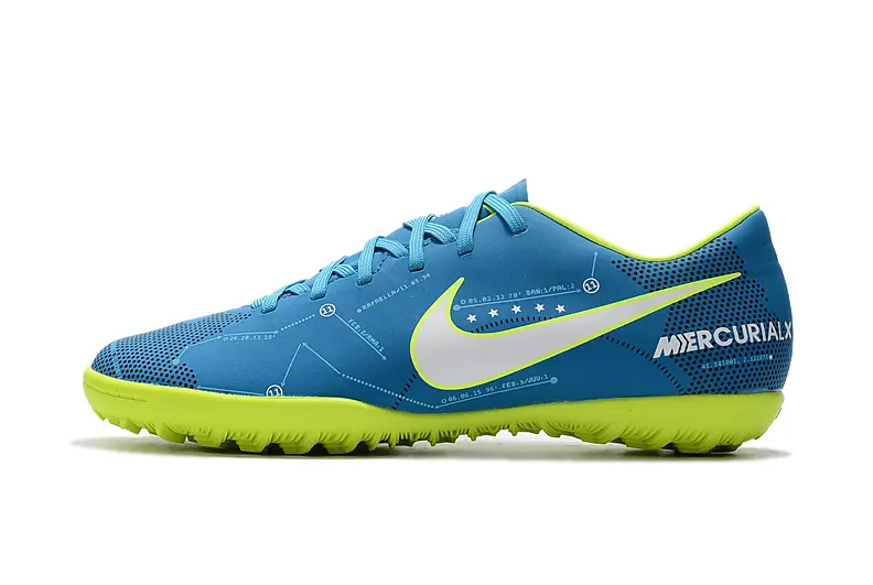Neymar x Nike Mercurial Vapor 11 TF - Blue/Electric Blue/Lime Green