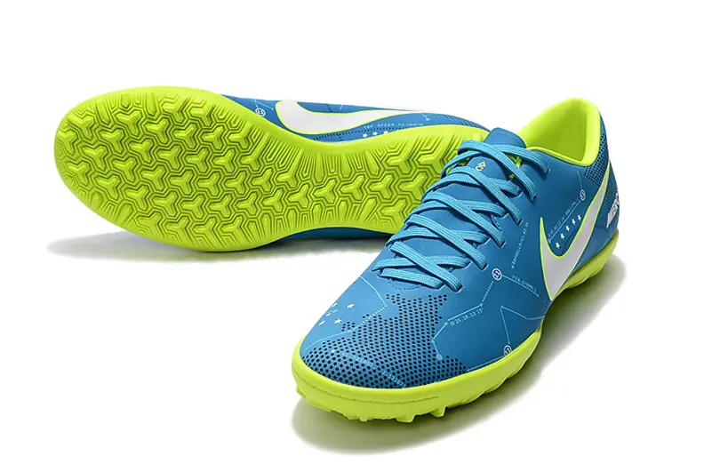 Neymar x Nike Mercurial Vapor 11 TF - Blue/Electric Blue/Lime Green