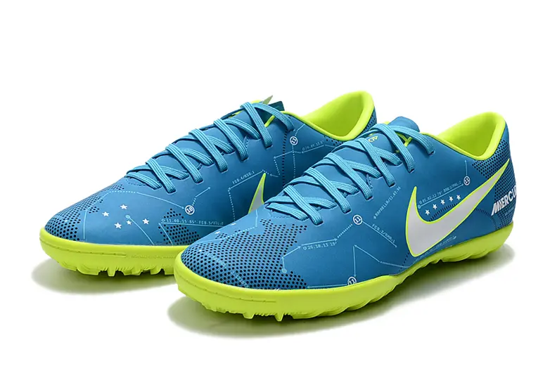 Neymar x Nike Mercurial Vapor 11 TF - Blue/Electric Blue/Lime Green