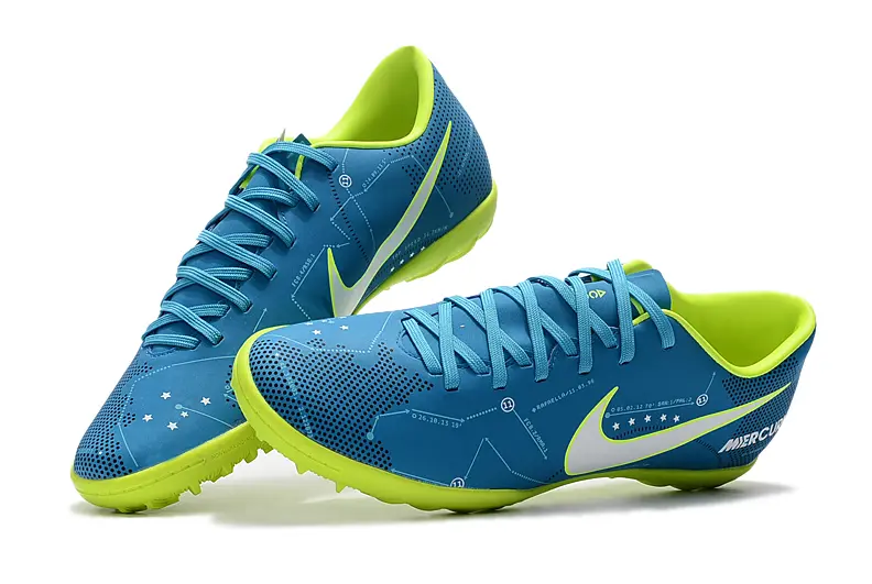 Neymar x Nike Mercurial Vapor 11 TF - Blue/Electric Blue/Lime Green
