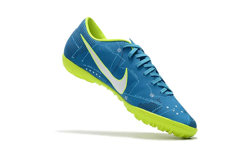 Neymar x Nike Mercurial Vapor 11 TF - Blue/Electric Blue/Lime Green
