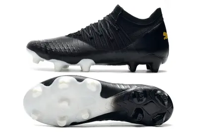 Puma Future Z 1.3 FG - Black/Midnight Black/Golden Accents