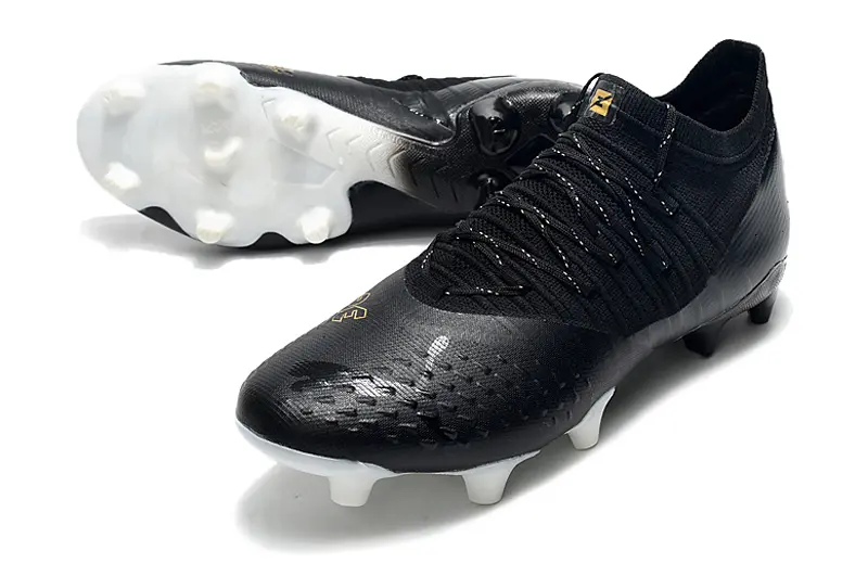Puma Future Z 1.3 FG - Black/Midnight Black/Golden Accents