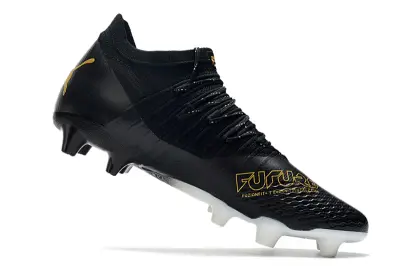 Puma Future Z 1.3 FG - Black/Midnight Black/Golden Accents
