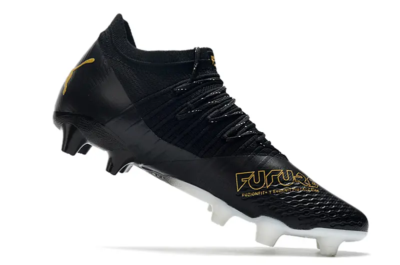 Puma Future Z 1.3 FG - Black/Midnight Black/Golden Accents