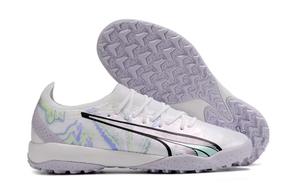 Puma Ultra Ultimate TF - White/Pastel Purple/Light Green