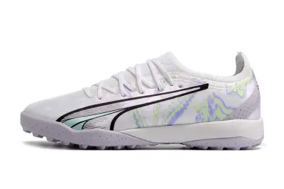 Puma Ultra Ultimate TF - White/Pastel Purple/Light Green
