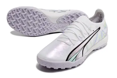 Puma Ultra Ultimate TF - White/Pastel Purple/Light Green