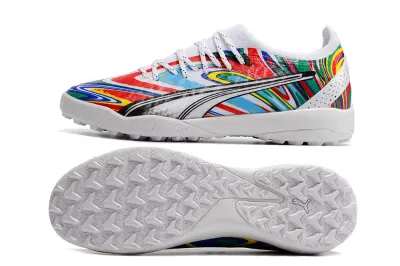Puma Ultra Ultimate TF - White/Vibrant Multicolor/Black Accent