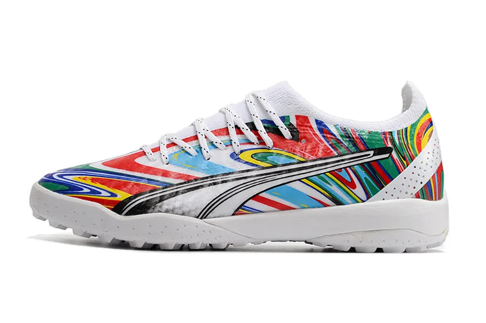 Puma Ultra Ultimate TF - White/Vibrant Multicolor/Black Accent