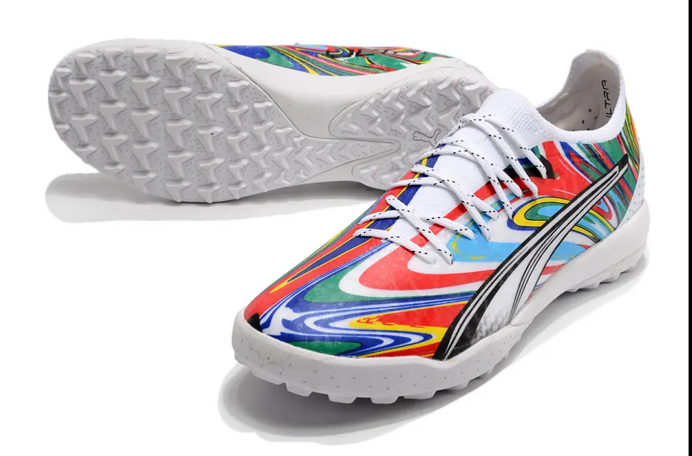 Puma Ultra Ultimate TF - White/Vibrant Multicolor/Black Accent