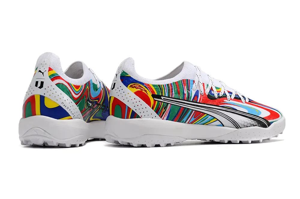 Puma Ultra Ultimate TF - White/Vibrant Multicolor/Black Accent