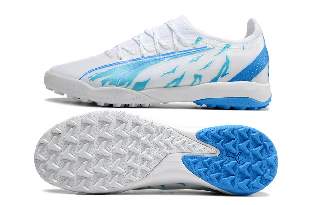 Puma Ultra Ultimate TF - White/Sky Blue/Deep Blue