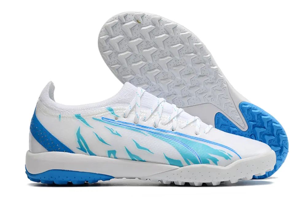 Puma Ultra Ultimate TF - White/Sky Blue/Deep Blue