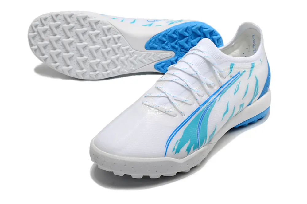 Puma Ultra Ultimate TF - White/Sky Blue/Deep Blue