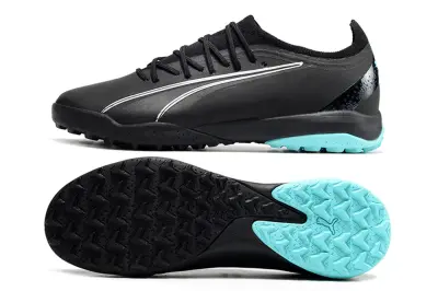 Puma Ultra Ultimate TF - Black/Midnight Black/Teal Splash