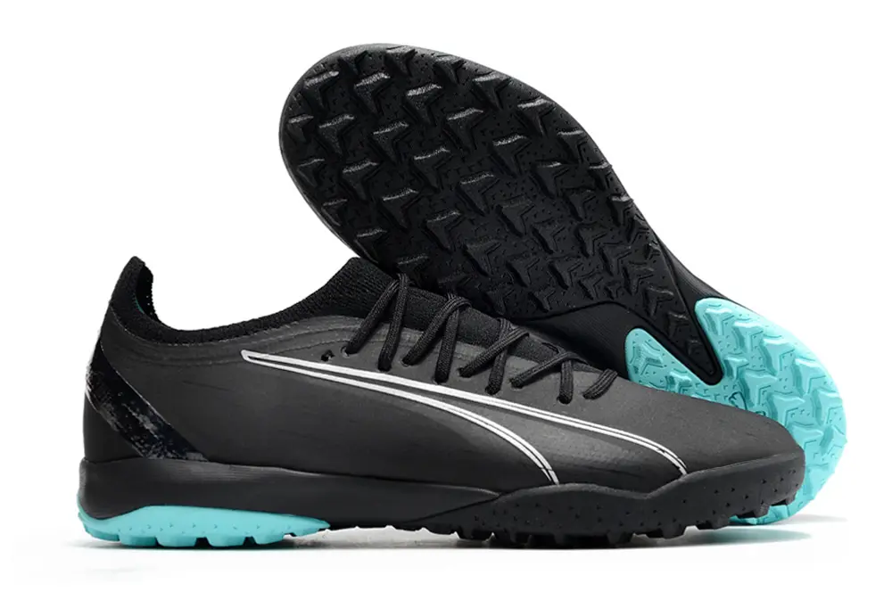 Puma Ultra Ultimate TF - Black/Midnight Black/Teal Splash