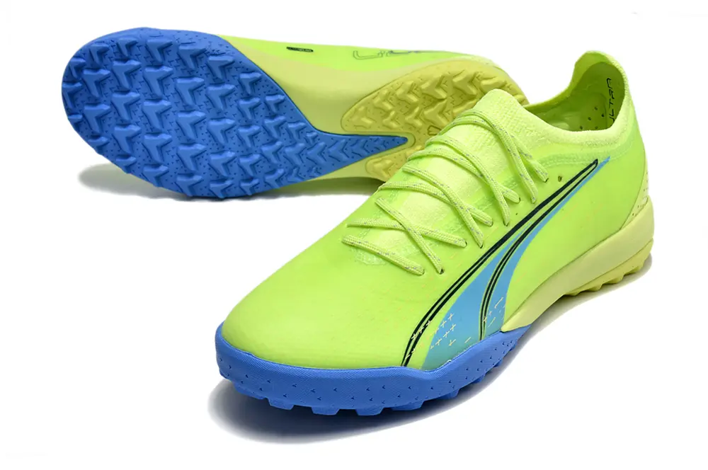 Puma Ultra Ultimate TF - Yellow/Electric Blue/Lime Green
