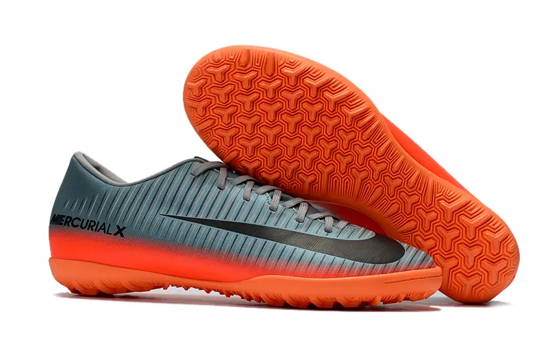 Nike Mercurial Vapor 11 TF - Gray/Neon Orange/Charcoal