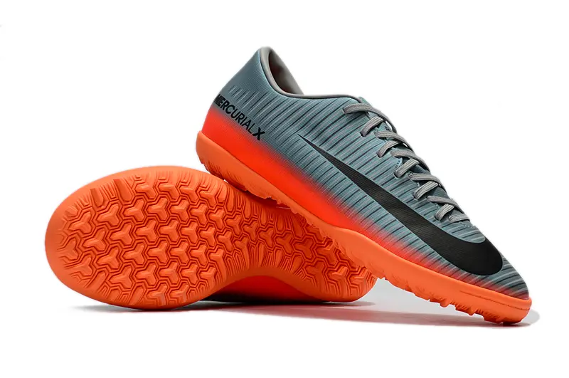Nike Mercurial Vapor 11 TF - Gray/Neon Orange/Charcoal
