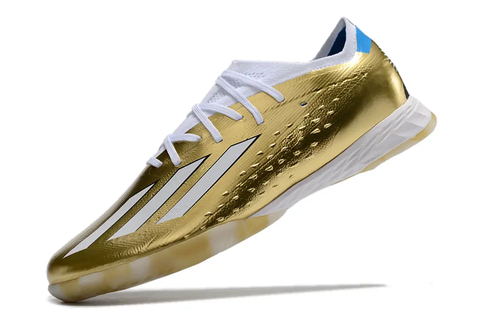 Messi x Adidas X Speedportal.1 IC - Gold/Metallic Gold/Snow White