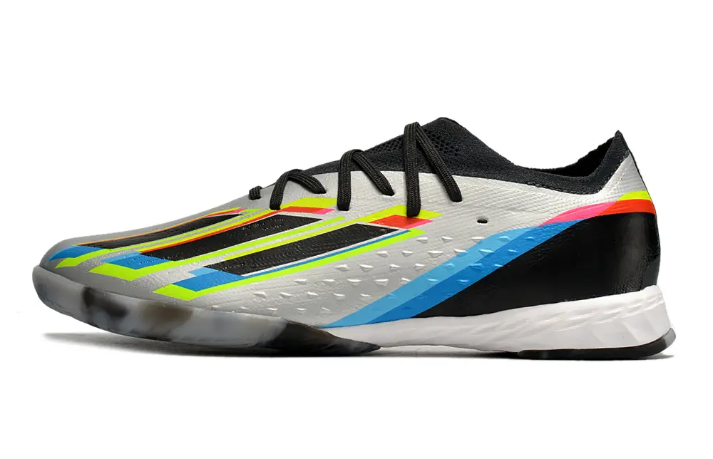 Adidas X Speedportal.1 IC - White/Fluorescent Green/Neon Pink