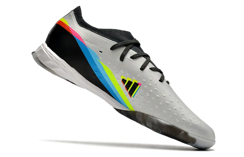 Adidas X Speedportal.1 IC - White/Fluorescent Green/Neon Pink