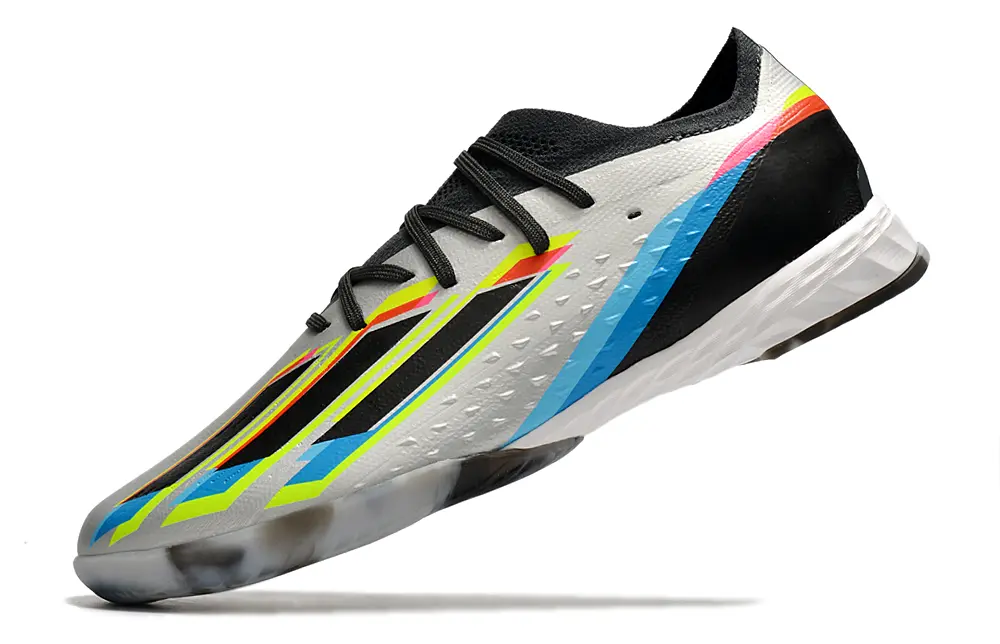 Adidas X Speedportal.1 IC - White/Fluorescent Green/Neon Pink