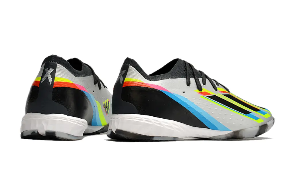 Adidas X Speedportal.1 IC - White/Fluorescent Green/Neon Pink