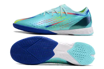 Adidas X Speedportal.1 IC - Aqua/Electric Blue/Neon Yellow
