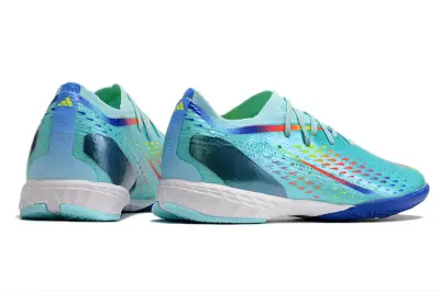 Adidas X Speedportal.1 IC - Aqua/Electric Blue/Neon Yellow