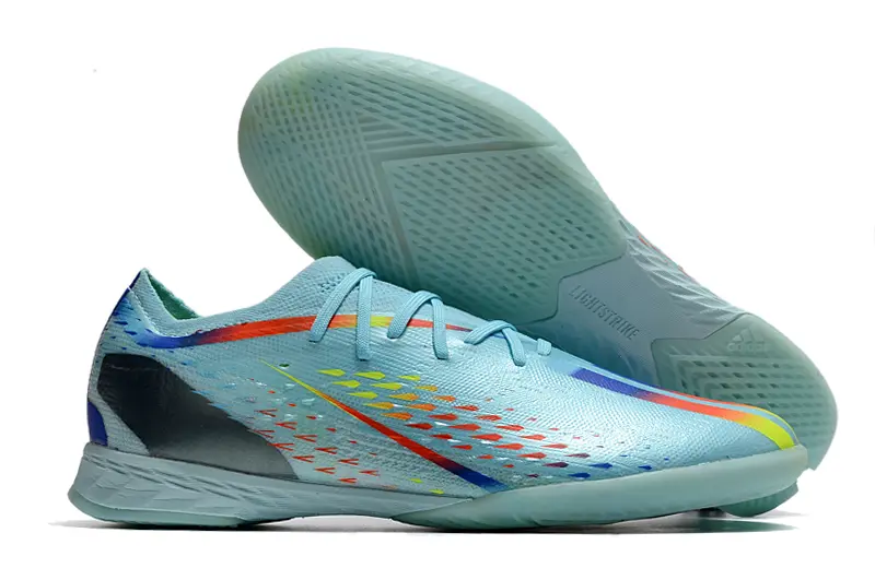 Adidas X Speedportal.1 IC - Cyan/Electric Blue/Neon Yellow