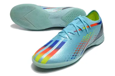 Adidas X Speedportal.1 IC - Cyan/Electric Blue/Neon Yellow