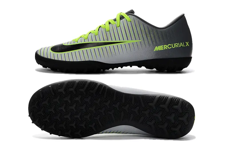 Nike Mercurial Vapor 11 TF - Grey/Pure Platinum/Electric Lime