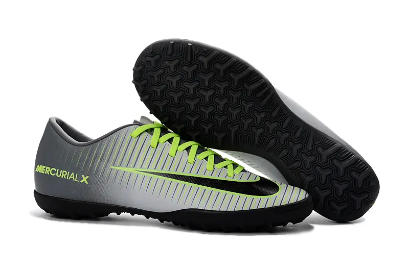 Nike Mercurial Vapor 11 TF - Grey/Pure Platinum/Electric Lime