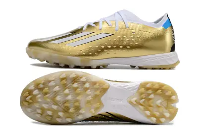 Messi x Adidas X Speedportal.1 TF - Gold/Classic Gold/White