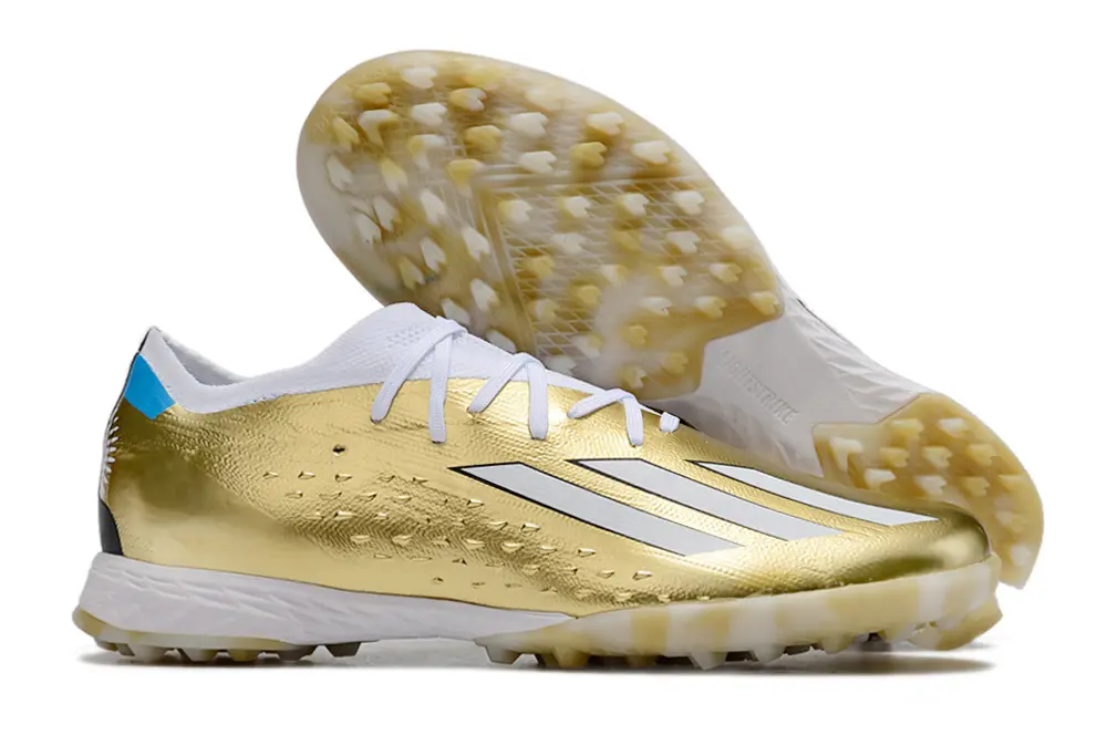 Messi x Adidas X Speedportal.1 TF - Gold/Classic Gold/White