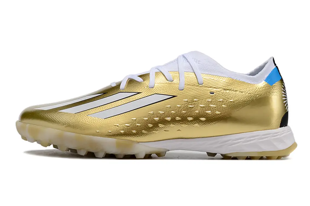 Messi x Adidas X Speedportal.1 TF - Gold/Classic Gold/White