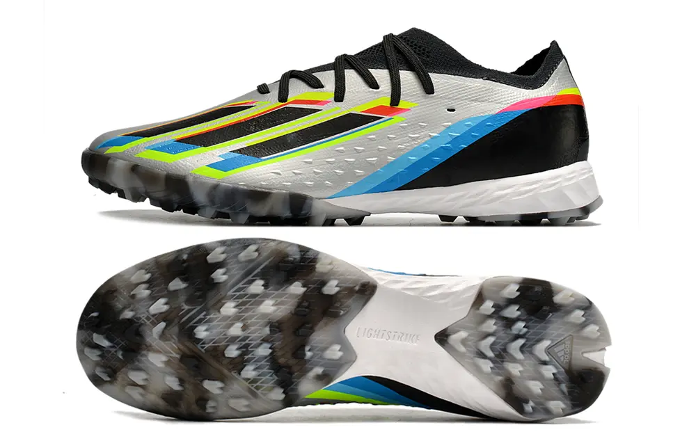 Adidas X Speedportal.1 TF - Black/Electric Blue/Neon Green