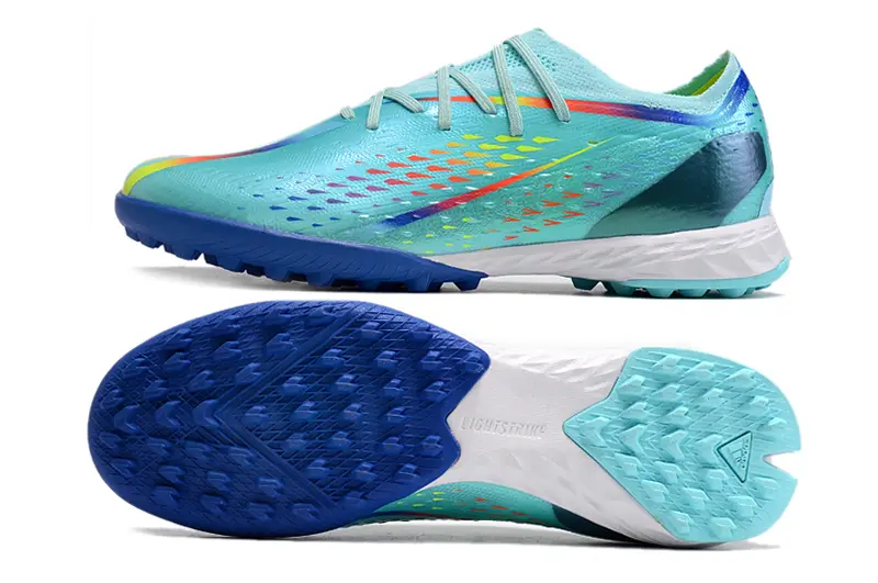 Adidas X Speedportal.1 TF - Aqua/Vibrant Blue/Neon Green