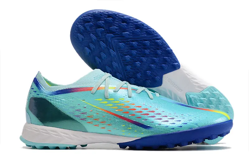 Adidas X Speedportal.1 TF - Aqua/Vibrant Blue/Neon Green