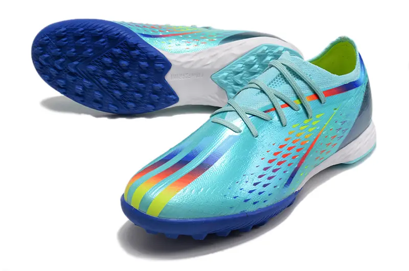 Adidas X Speedportal.1 TF - Aqua/Vibrant Blue/Neon Green