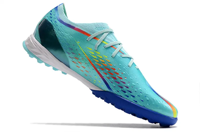 Adidas X Speedportal.1 TF - Aqua/Vibrant Blue/Neon Green