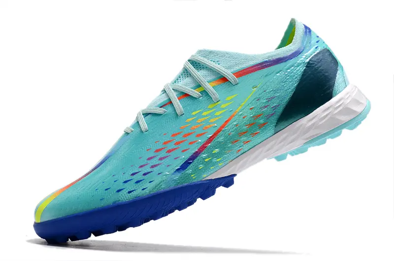 Adidas X Speedportal.1 TF - Aqua/Vibrant Blue/Neon Green